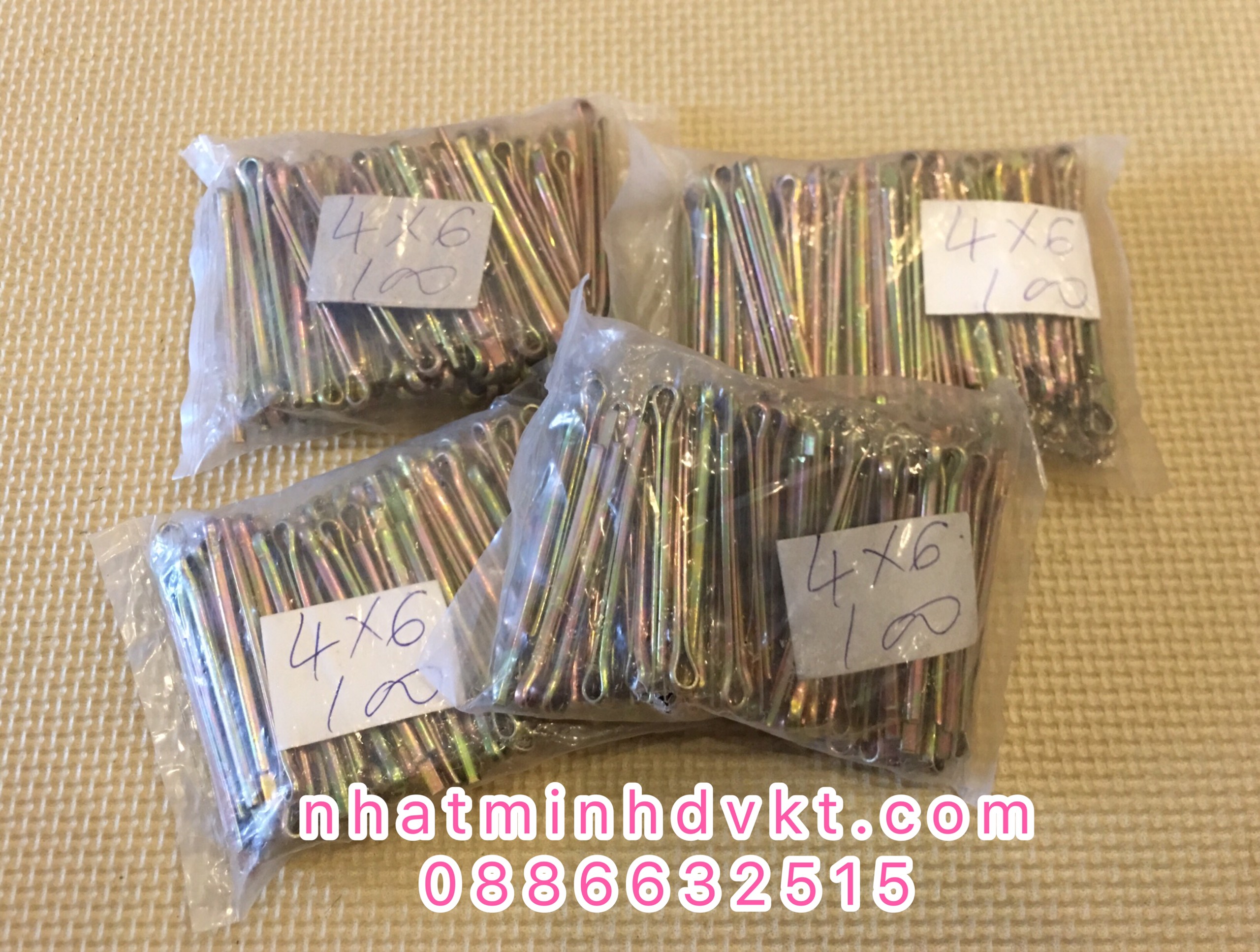 CHỐT CHẺ MA NÍ - SPLIT PINS - COTTER PINS - NHẬT MINH DVKT